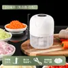 Mini Processador de Alimentos Elétrico Cozinha Alho Molho Liquidificador Comida de Bebê Moedor de Carne Doméstico Multifuncional Amassador de Alho