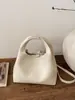 Diseño de Color Sólido Simple y Único, Bolso Cubo de Gran Capacidad, Nuevo Estilo de Alta Gama, Bolso Dulce y Elegante, Bolso de Moda para Madre e Hija