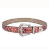 Cinto Feminino Totalmente Cravejado de Diamantes Amazon Cross-border Glitt Strass Inlaid Terno Feminino Selo Decorativo de Cintura Jeans com Couro