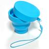 Vaso Plegable con Vaso de Agua Retráctil Grado Alimenticio Estilo Camping al Aire Libre Viaje Enjuague Bucal y Vaso de Silicona Plegable y Portátil