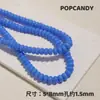 Contas de Ábaco, Contas Espaçadoras de Vidro Colorido com Furo Reto, Pulseira, Colar, Pingente de Carro, Acessórios de Joias Artesanais Multicor, Decoração com Contas de Material