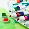 Bambú Verde Pigmento Libre de Formaldehído Acuarela Acrílico Pintura China Gouache 12ml Pintura Profesional Set Infantil Pigmento