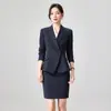 Traje Formal de Dos Piezas para Oficina de Mujer Otoño/Invierno 2026 Blazer Profesional para Presentadores Ropa de Trabajo de Alta Gama Médico Estética