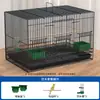 Gaiola de Pássaro Uso Doméstico Tamanho Grande Calopsita Papagaio Pele de Tigre Gaiola de Pássaro Lovebird Gaiola de Pássaro de Metal Gaiola de Codorna Frete Grátis Outros