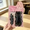 Mini cabeza de princesa en caja pinza pequeña de agarre flequillo pinza frente horquilla rota banda de goma para niños no lastima anillo para el pulgar venta al por mayor