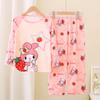 Pijamas para niños del sudeste asiático Conjuntos de ropa para niños Primavera y otoño Pantalones de manga larga Pijamas para bebés niños y niñas Conjuntos de ropa para el hogar