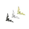 Pegatinas Metálicas para Esquinas, Parches Triangulares, Material para Alivio del Dolor, Protectores de Esquina Transparentes Decorativos y Embellecedores, Accesorios para Bares, Protectores de Esquina de Material