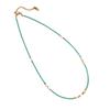Collar de Perlas de Agua Dulce con Cuentas de Turquesa Artificial Que No Se Desvanece, Joyería de Collar para Clavícula de Estilo Chino Nuevo de Gama Alta para Mujer