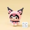 Dibujo Animado Sanrio Pequeño Demonio Kuromi Figura Linda Adorno para Coche Escritorio Accesorios para Transmisión en Vivo Caja Ciega Venta al por Mayor