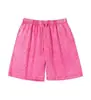 Amazon 260g shorts de rizo de algodón puro lavados con nieve frita pantalones de cinco puntos estilo europeo y americano pantalones cortos casuales holgados