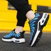 Sapatos Masculinos Atacado Tênis Listrado Confortável Solado Grosso Moderno Legal Para Uso Externo Correr Calçados de Viagem Fashion para Homens