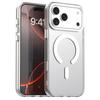 Adequado para Capa de Celular Magnética Apple 18Promax com Textura de Pele tipo Doce, Capa Protetora iPhone 17 Cor Semi-Transparente Fosca 16