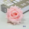 Flor de Rosa de Terciopelo de Tamaño Mediano para Hacer Pasadores para Ropa Tradicional China, Kit de Materiales para Caja de Flores, Rosa Artificial de Terciopelo