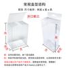 Caja rectangular transparente alta descuento blíster de plástico PET dulce fruta caja plegable venta al por mayor caja de embalaje de pvc