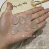 Colgante de Buda Maitreya de Calcedonia Blanca de Alta Calidad al por Mayor, Colgante de Jade Blanco Hielo de Ágata para Mujer, Collar de Buda Transparente Tipo Hielo