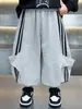 Pantalones de chándal holgados de pierna ancha para niño, estilo coreano, moda infantil, estilo callejero, pantalones casuales, pantalones de comercio exterior para niños pequeños y medianos