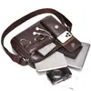 Bolso de mano para hombre Negocios para hombre Maletín para hombre Bolsa horizontal para computadora Bolso bandolera de mensajero moderno de gran capacidad GA
