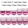 WAHL óleo hual aparador elétrico cabeça de hual aplicável conjunto de pentes limitadores pinça para aparador de cabelo cor rosa vermelho cáqui conjunto cm