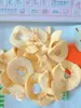 Sin Azúcares Añadidos, Anillos de Manzana Sabor Original, Anillos de Manzana Deshidratada, Snacks Listos para Comer para Mujeres Embarazadas, Anillos de Manzana de Fruta Deshidratada