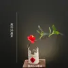 Decoração de Apresentação de Pratos de Restaurante de Hotel com Flores e Plantas, Decoração de Bandeja de Sashimi e Frutos do Mar, Guarnição de Sushi Japonês, Enfeites Criativos