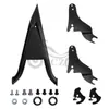 Accesorios para Motocicleta Adecuados para Harley Grand Glide Modificado Cojín de Respaldo para Asiento Trasero Dividido Afilado de 22 pulgadas