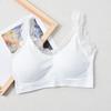 Top de tubo sexy de una pieza con base de acero y almohadilla gruesa para el pecho, con hermosa espalda envuelta en forma de U y hilo clásico para mujer.