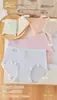 2026 Nuevo Modelo Ropa Interior para Mujer Talla Grande Color Sólido Calzones de Cintura Media con Diseño de Letra Modal