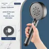 Bico de chuveiro pressurizado adequado para chuveiro doméstico Super aquecedor de banho Cabeça de chuveiro Mangueira pressurizada Banheiro