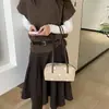 Bolsa de ombro retrô com poá para axila moda transfronteiriça 2026 outono nova feminina grande capacidade versátil para o dia a dia bolsa de mão bolsa de ombro