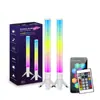 Luz Ambiental de Sinfonía, Luz de Escritorio Bluetooth, Luz Ambiental LED, Luz Ambiental Alimentada por USB, Luz Ambiental RGB Inteligente Sensible al Sonido