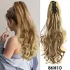 Comercio Exterior Transfronterizo Pelucas Europeas y Americanas Trenzadas, Coletas para Mujer, Cabello Largo Rizado, Extensiones de Coleta con Clip Invisible, Trenzas, Al por Mayor en Stock