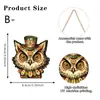 Colgantes de Madera 2D Lindos y Divertidos con Forma de Mascota para Halloween, Decoraciones de Atmósfera Festiva, Adornos Colgantes, Accesorios, Regalos
