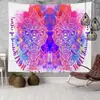 Tapiz de Amazon Transfronterizo ins Colgante Tela de Fondo Bohemio Mandala Elefante Tela de Pared Manta Decorativa Europea y Americana