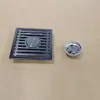 Ralo de Chão Cinza Galvanizado, Aço Inoxidável à Prova de Odores, Grande Vazão para Banheiro, Banheiro, Box de Banho, Ralo de Máquina de Lavar, À Prova de Insetos e Odores