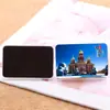 Imán de Refrigerador de Vidrio Escénico de Mongolia Interior Erupción del Volcán Ulan Hada Paisaje Magnífico Souvenir Magnético Cultural y Creativo para el Hogar