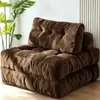 Sofá bolsa de frijol al vacío comprimido de comercio exterior, sofá perezoso, sofá de esponja plegable de tela, sofá modular para sala de estar del hogar