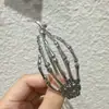 Europeo y Americano Calavera Garra Metal Araña Pinza de Tiburón Grande Accesorios para el Cabello Estilo Oscuro Pinzas para el Cabello Pinza