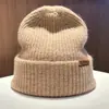 Nuevo Sombrero de Lana Tejido Estilo Coreano para Otoño e Invierno 2025 para Mujer, Cálido y a Prueba de Frío, Sombrero Frío de Moda y Sencillo para Hombres y Mujeres