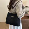 Bolsa de Tote para Clase de Estudiante Universitario para Mujer 2026 Nueva de Moda de Gama Alta Bolso de Hombro Gran Capacidad Moda Versátil Bolsa de Viaje