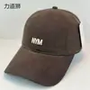 Boné de Baseball Macio com Bordado de Letra Simples para Mulheres, Protetor Solar Versátil, Circunferência da Cabeça Grande, Aba Larga, Emagrecimento Facial, Boné Bico de Pato com Proteção Solar