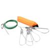 Cerradura Qianrui Hebilla para Peces Vivos Hebilla para Peces Vivos Portátil Acero Inoxidable Candado para Peces Luya Candado para Peces Tamaño Grande Peces Grandes Material Grande Cuerda para Peces