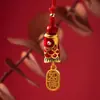Cadena para Teléfono Móvil de Fábrica de Joyería, Cadena para Teléfono Móvil de Cinabrio, Pez Koi de la Suerte, Éxito en Exámenes, Colgante para Teléfono Móvil de Fortuna, Lanyard al por Mayor