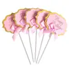 Decoração de bolo decoração grande cartão de decoração bandeira de bolo de aniversário decoração estrelas decoração pós-chuva cartão de sobremesa grande
