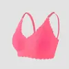 Ropa interior de verano para mujer, sensación fresca al dormir, espalda hermosa, sin aro, cierre de accesorio, soporte superior anti-caída de leche, ropa interior fruncida