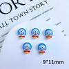 Novo Doraemon gato unha joias desenhos animados bonito decoração de unhas quente por atacado pacote de material feito à mão