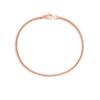Pulsera Emanco de Acero de Titanio Dorado para Mujer, Nueva Pulsera Simple de Cadena de Caja de Acero Inoxidable Transfronteriza, Joyería Europea y Americana al Por Mayor