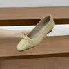 Sandalias Mary Jane coreanas versátiles de suela blanda, estilo lazo francés, 6 cm, para ir al trabajo, zapatos elegantes, cómodos y delicados