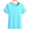 Camiseta Gola Redonda com Logo Personalizado, Roupa de Trabalho, Uniformes de Formatura Infantil, Camisetas de Manga Curta para Festa com Texto Impresso, Atacado Algodão Puro Caimento Solto