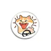 Broche de Gato Naranja de Dibujos Animados, Insignia Divertida con Temática de Gatos, Pin de Accesorio Personalizado para Estudiantes, Pequeño Regalo