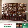Nuevo Estante de Exhibición Antiguo Estilo Chino para Estudio y Sala de Estar, Vitrina para Té, Estante de Almacenamiento, Estante Multifuncional de Bambú, Divisor Combinado para Sala de Té